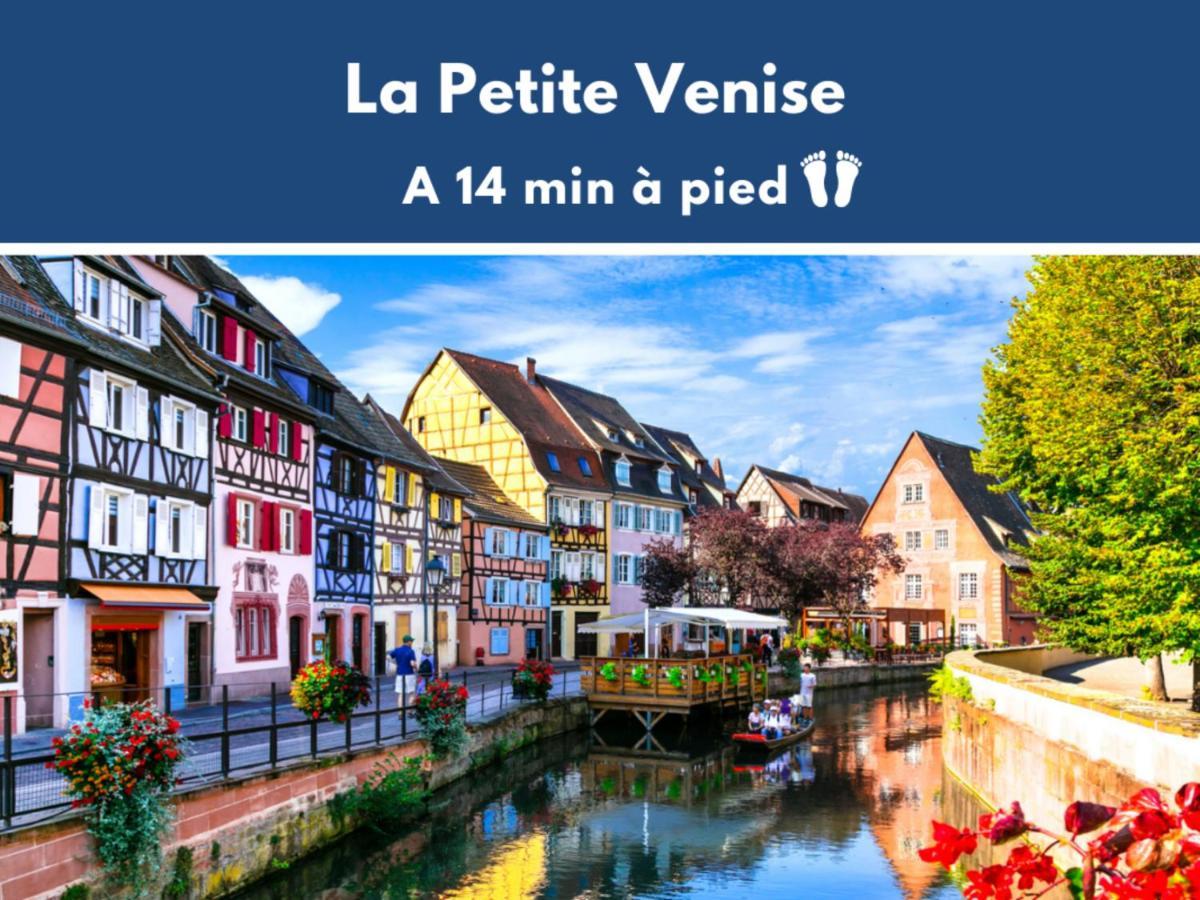 Centre Ville - Balcon - Parking Gratuit Colmar Exteriör bild