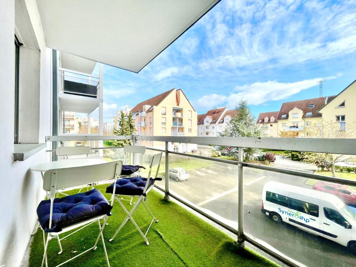 Centre Ville - Balcon - Parking Gratuit Colmar Exteriör bild